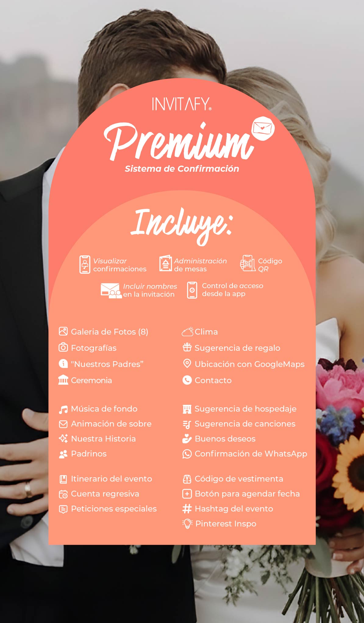 Invitación Boda Premium Minimalista + RSVP