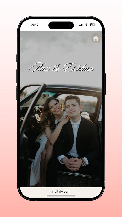 Invitación Boda Premium Elegance + RSVP