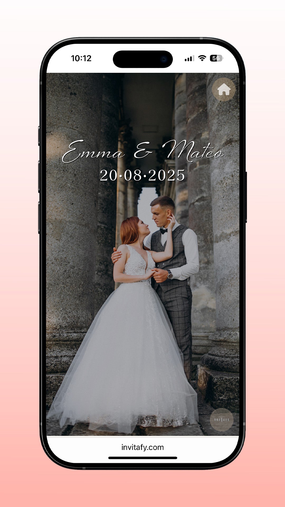 Invitación Boda Plus Minimalista