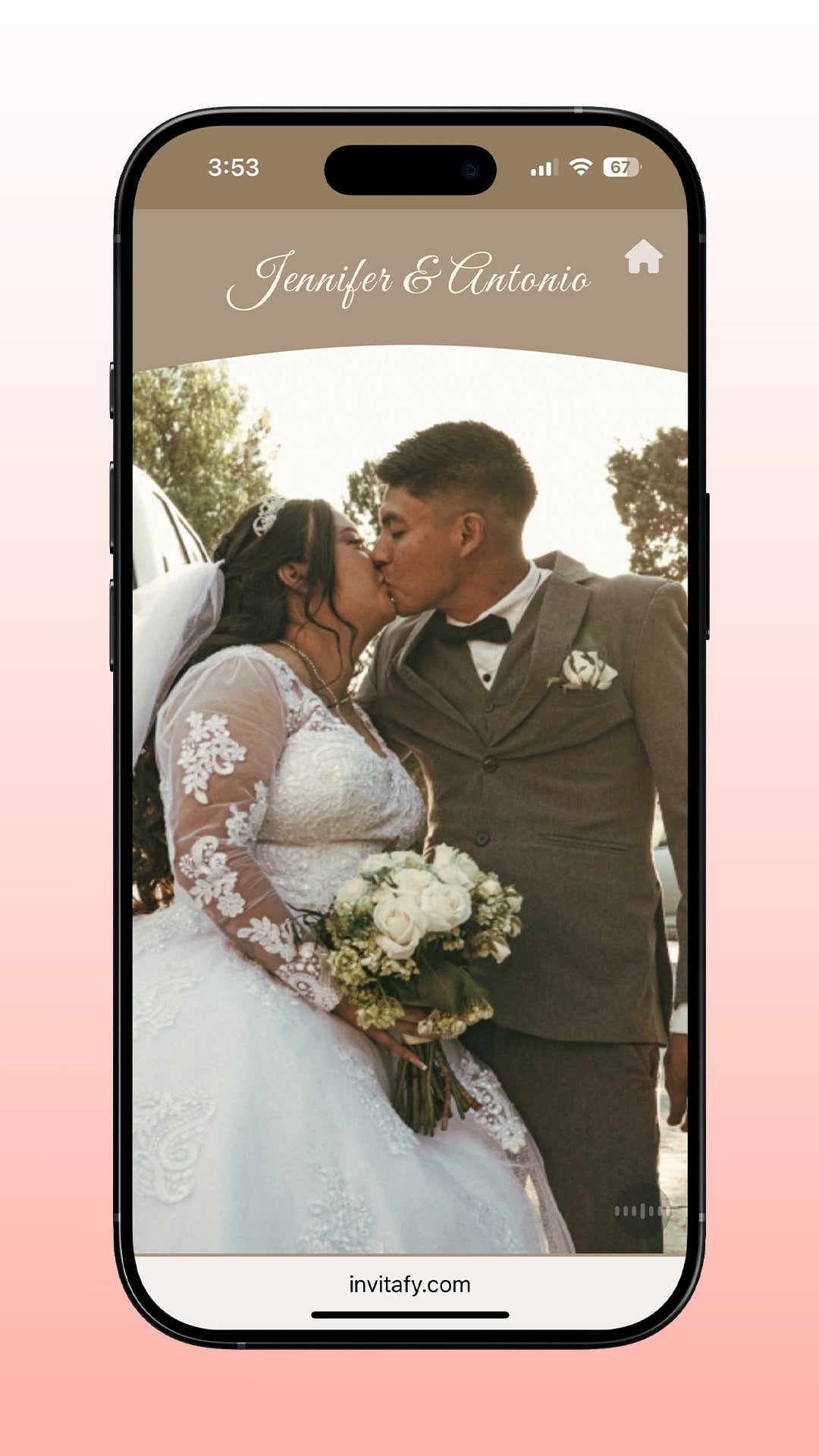 Invitacion Boda Premium Arcdeco + RSVP