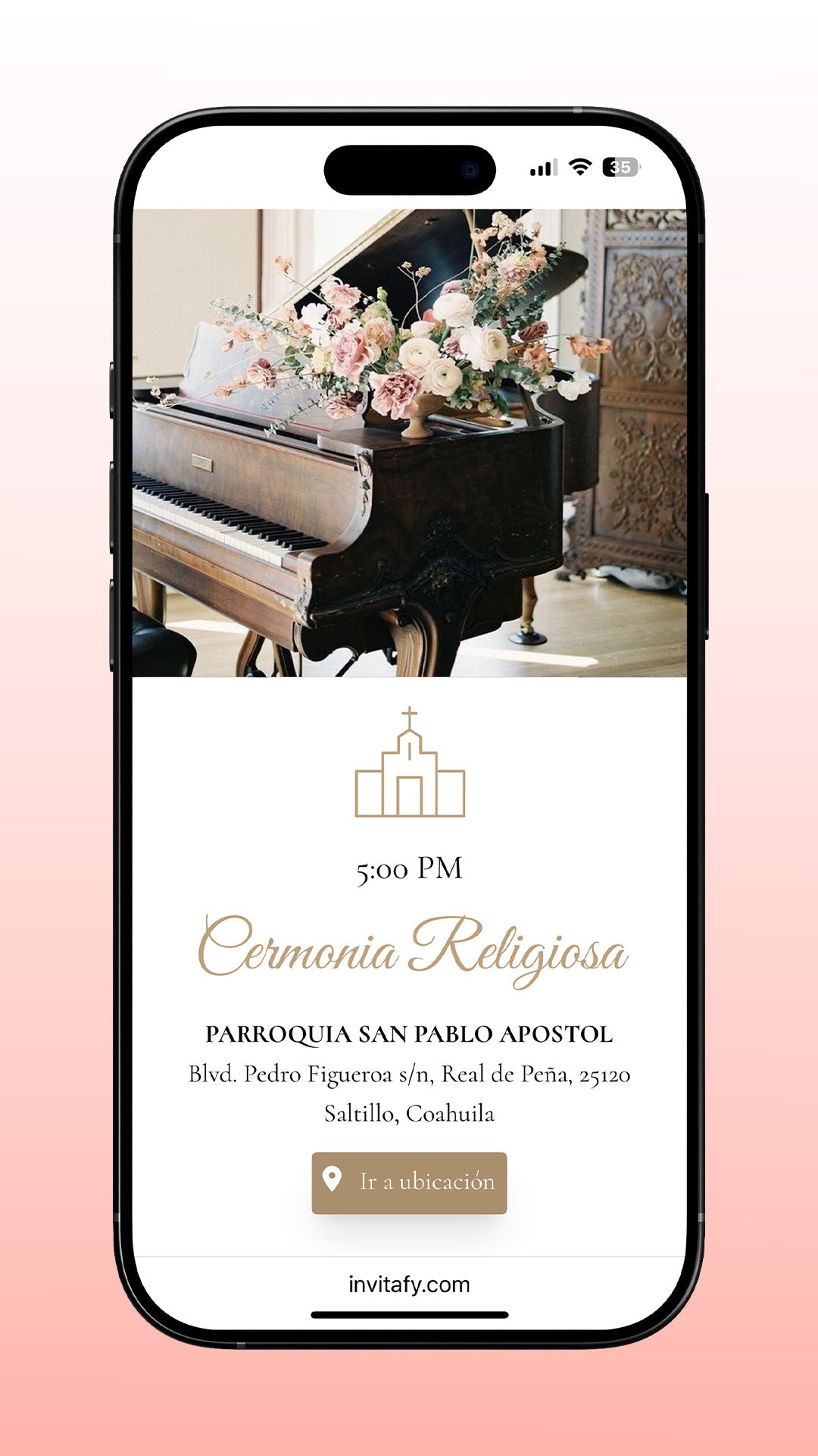 Invitación Boda Classic