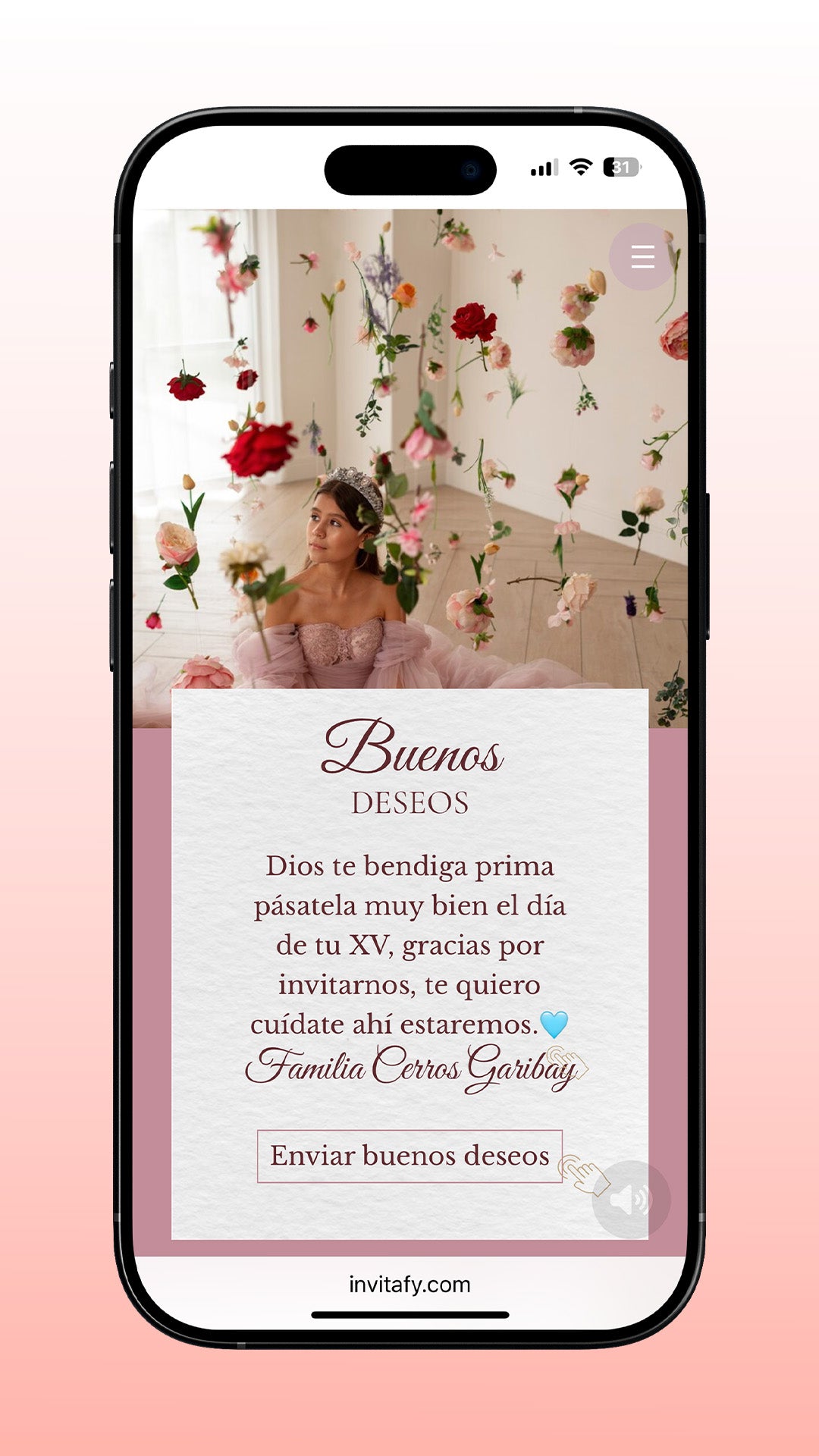 Invitación XV Premium Elegance