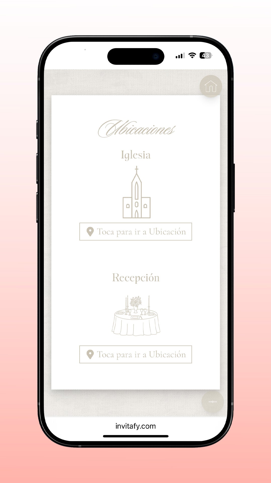 Invitación Boda Premium Timeless