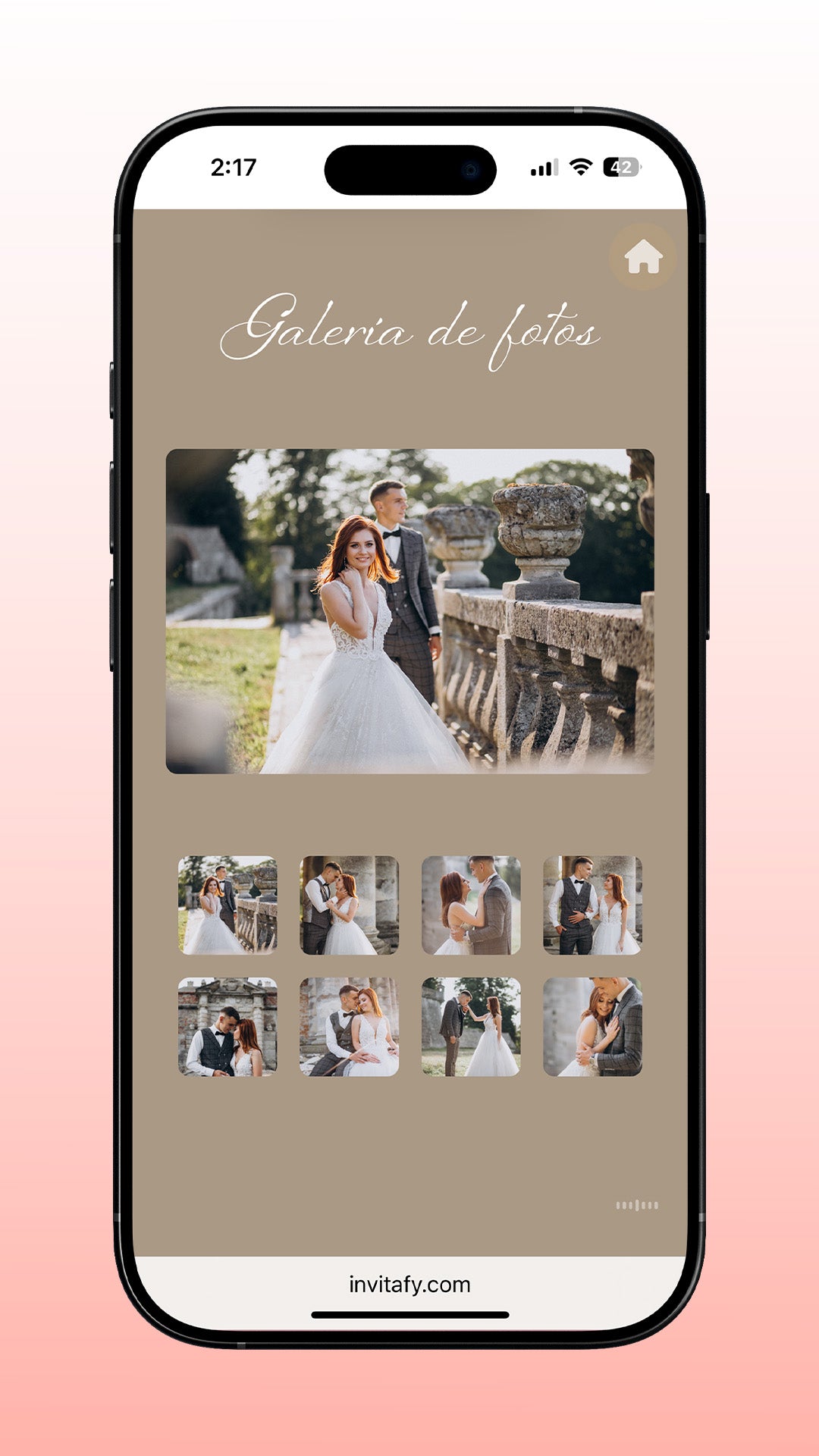 Invitación Boda Premium Minimalista