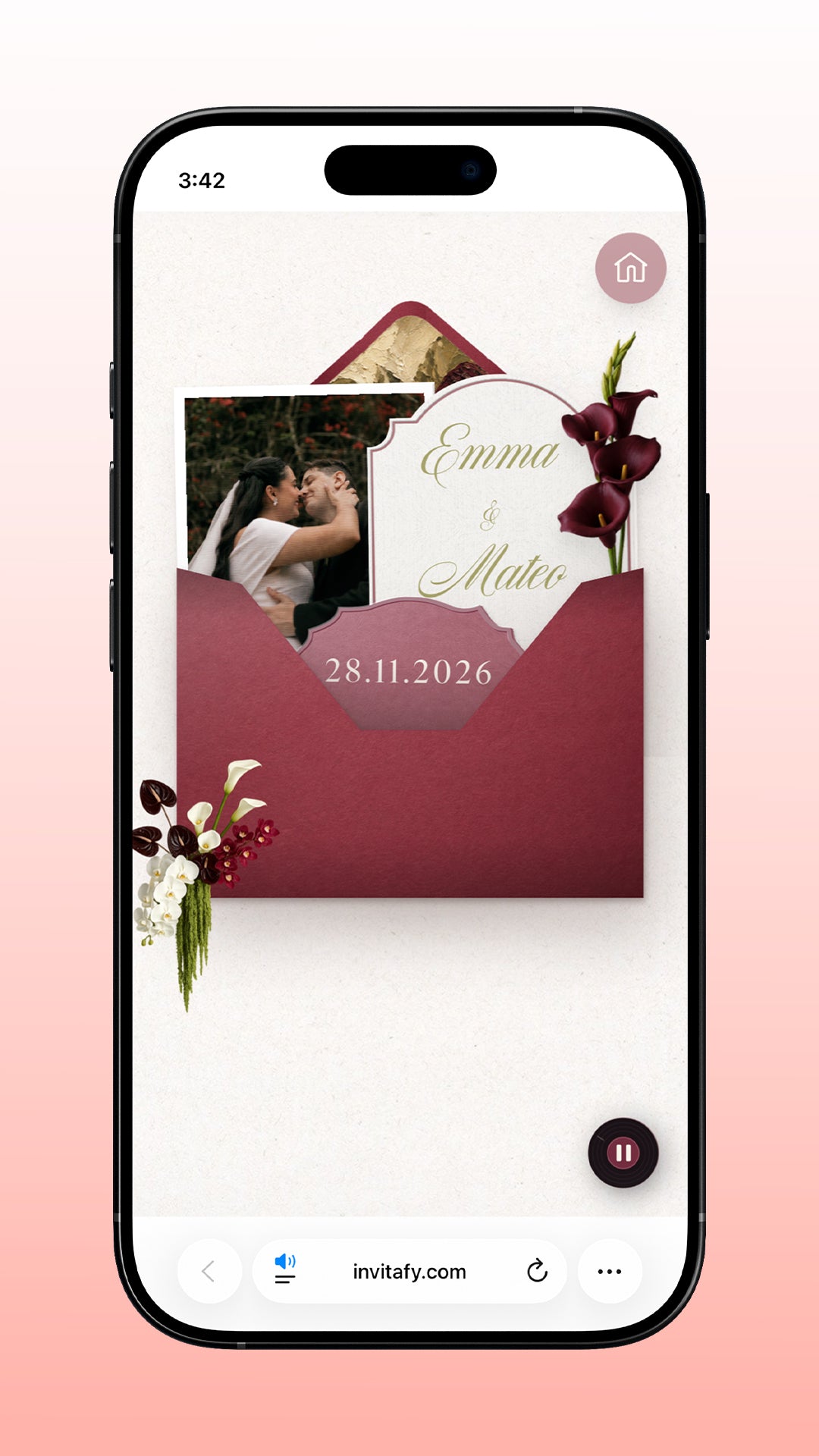 Premium Boda Velvet + RSVP