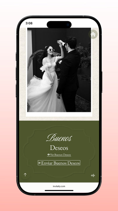 Invitación Boda Premium Signature + RSVP